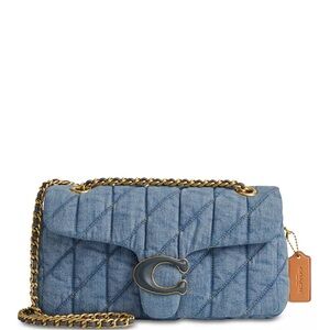 SOLD Coach Tabby Denim Quilted  Bag